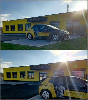 Fassade in Hachenburg im Westerwald